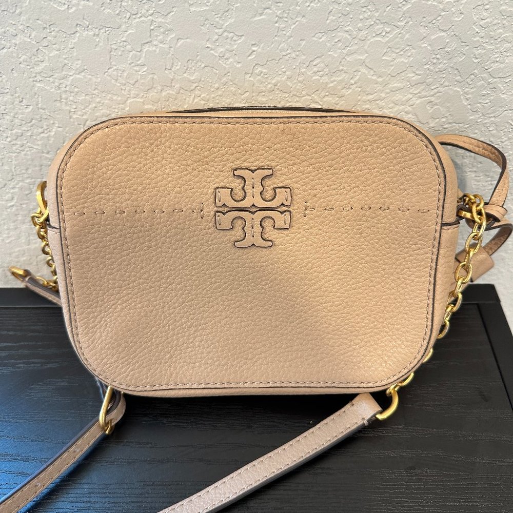 Tory Burch McGraw Camera Bag - Sand